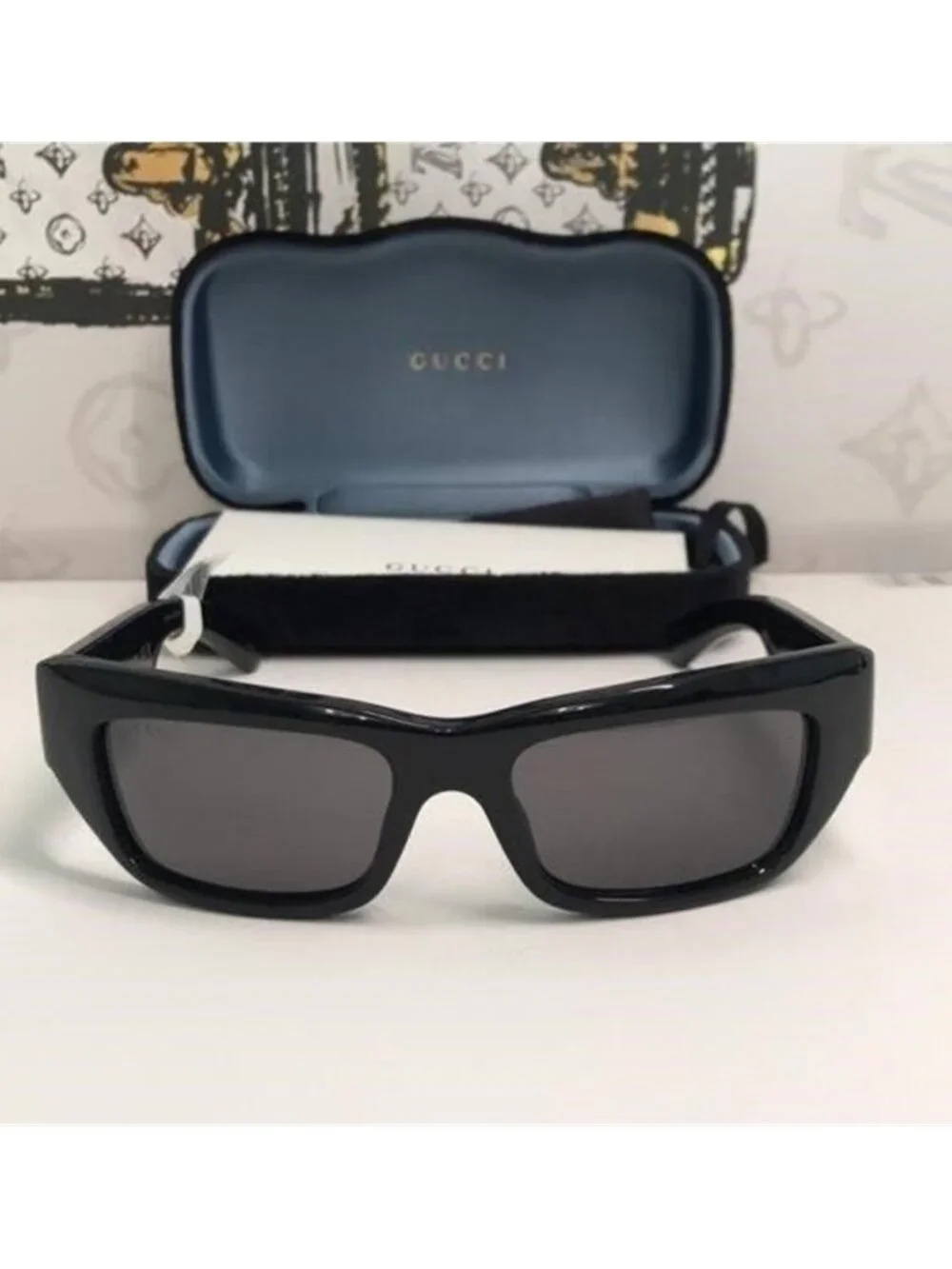 ✨ Luxury New Authentic Gucci GG1296S 001 Sunglasses ✨